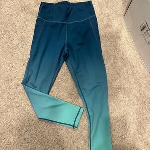 Teal Ombre Leggings